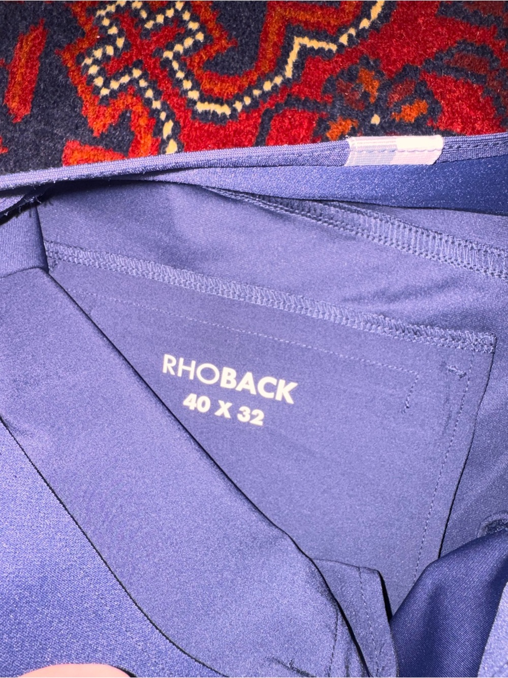 Rhoback Men's Navy Performance Pants